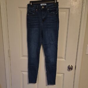 Wax Jean Women's Deep Blue Skinny Jeans